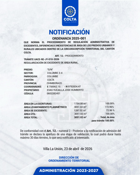 nt tramite uace re jy 010