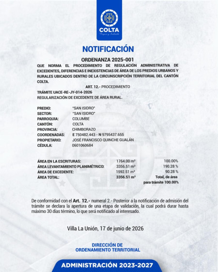 ordenanza 2025  san isidro