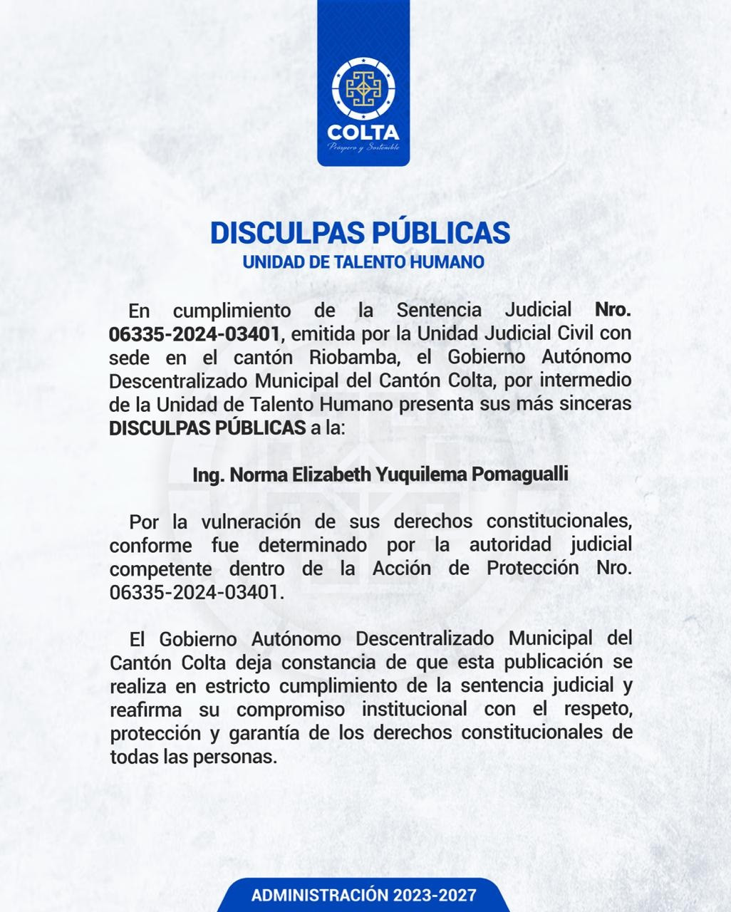 Disculpas Públicas 